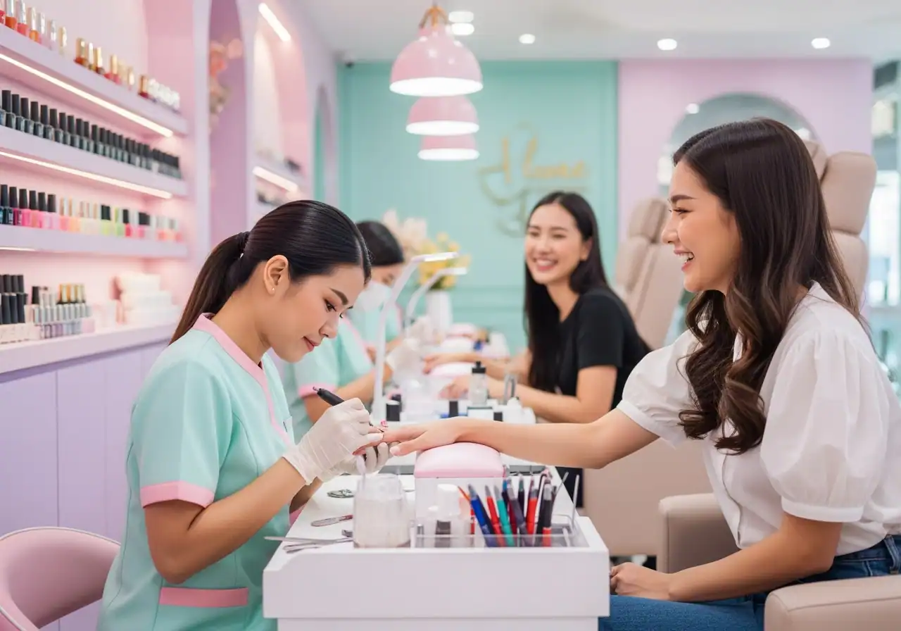 Why LINE Messenger Transforms Nail Salon Operations