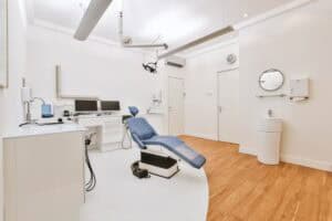 Interior of modern dentist office clinic