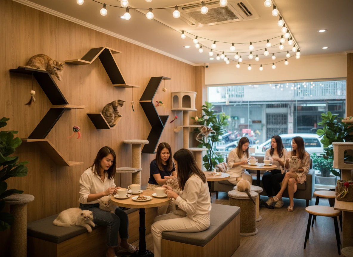 Cat Cafés & Play Centers